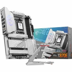 MSI MPG X870E EDGE TI WIFI Gaming Desktop Motherboard - AMD X870E Chipset - Socket AM5 - ATX MSI MPG X870E EDGE TI WIFI Gaming Desktop Motherboard - AMD X870E Chipset - Socket AM5 - ATX